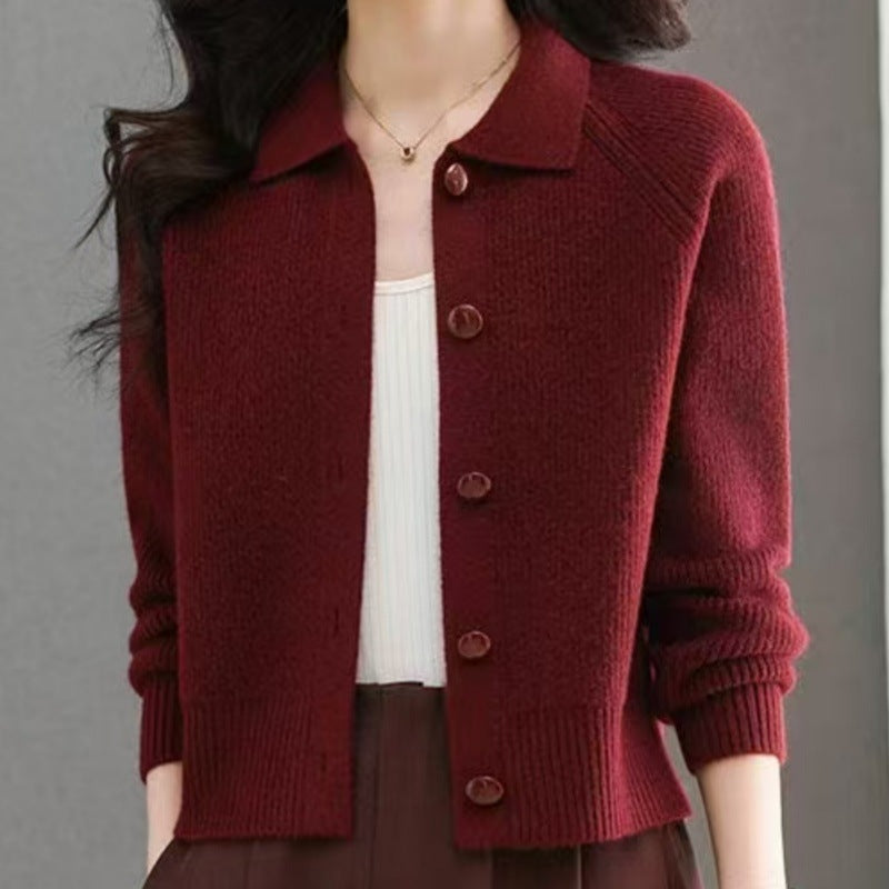 Youthful Designer-style Trendy Knit Cardigan