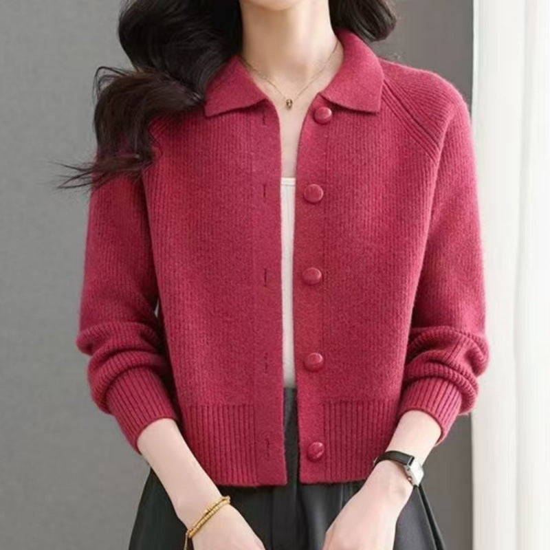 Youthful Designer-style Trendy Knit Cardigan